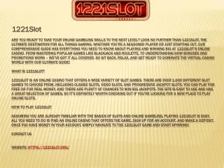 1221slot