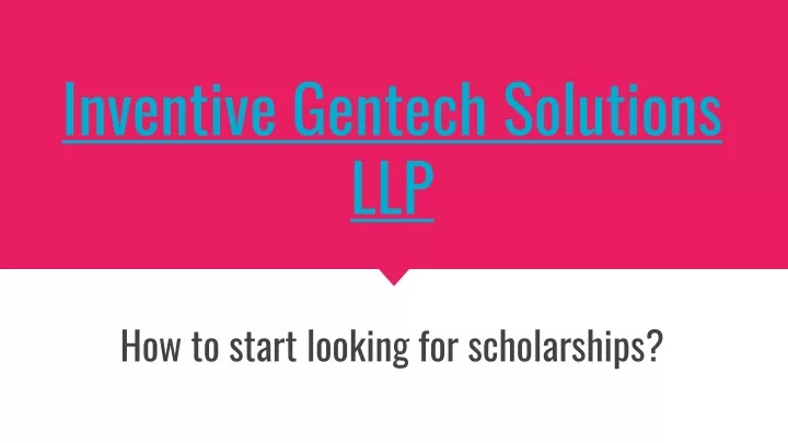 inventive gentech solutions llp