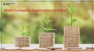 Nidhi Company Registration In India