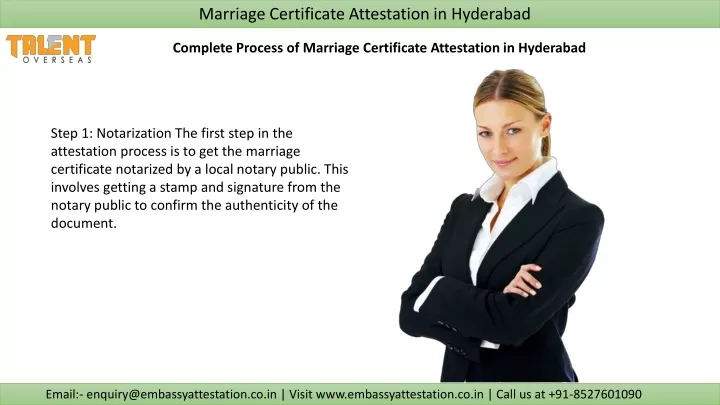 marriage certificate attestation in hyderabad