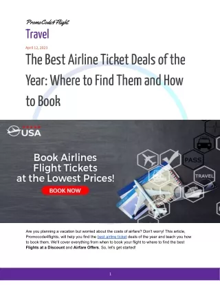 Where to Find and Buy the Best Airline Ticket Deals of the Year