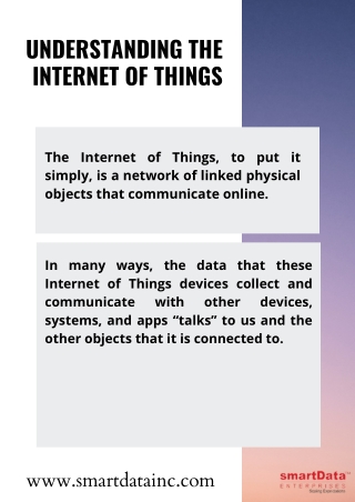 Understanding the Internet of Things