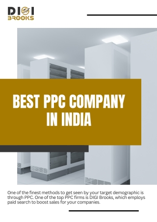 Hire Best PPC Company in India | DIGI Brooks