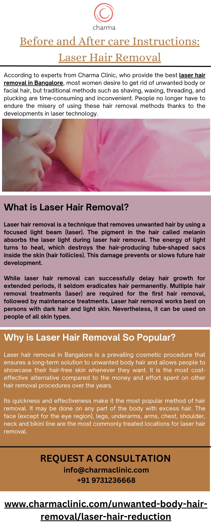 before and after care instructions laser hair