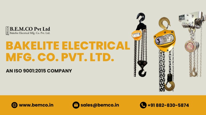 bakelite electrical mfg co pvt ltd an iso 9001