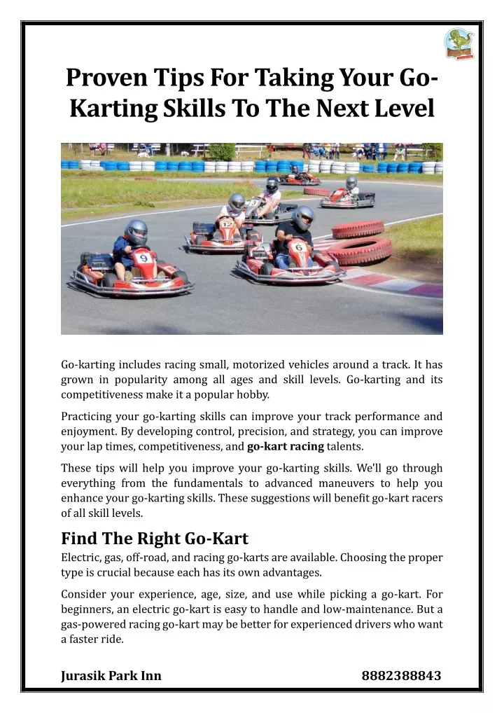 proven tips for taking your go karting skills