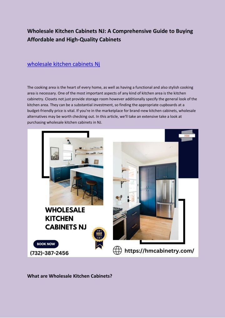 wholesale kitchen cabinets nj a comprehensive
