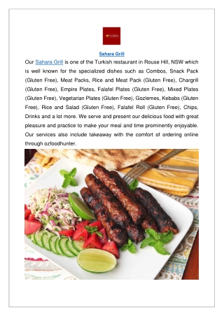 Up to 10% offer order now - Sahara Grill Rouse Hill