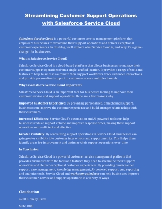 streamlining customer support operations with
