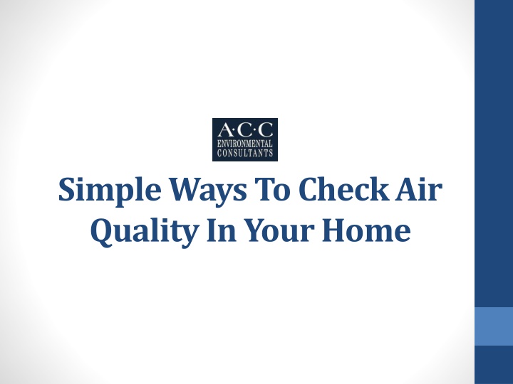 simple ways to check air quality in your home