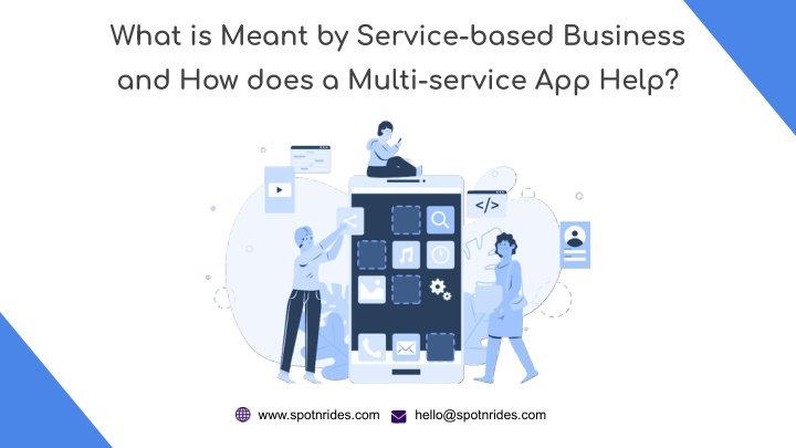 what is meant by service based business
