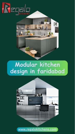 Modular kitchen design in faridabad | Regalokitchens