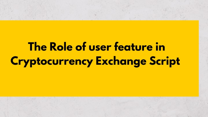 the role of user feature in cryptocurrency