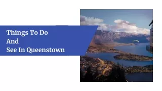 Things To Do And See In Queenstown
