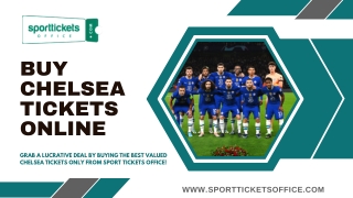 Buy Chelsea Tickets Online