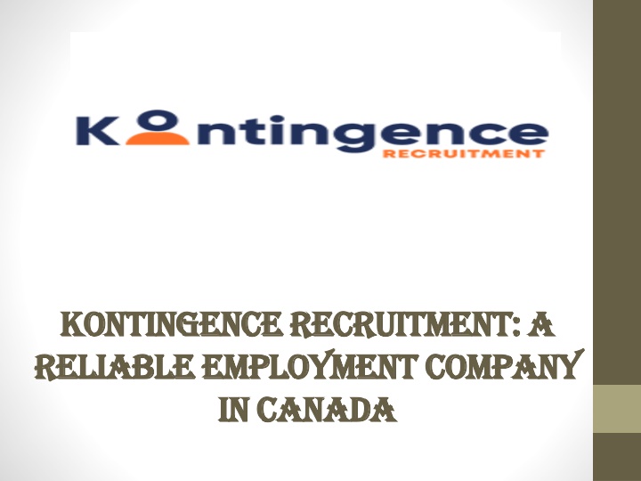 kontingence recruitment a reliable employment company in canada