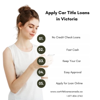 What are the Benefits of Getting Car Title Loans Victoria?