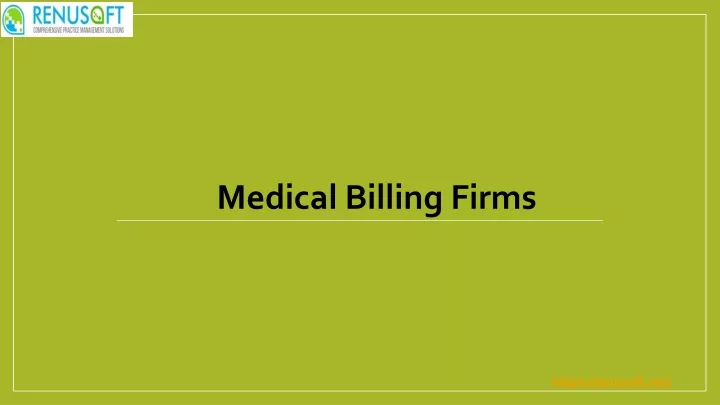 medical billing firms