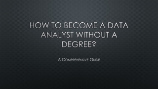how to become a data analyst without a degree