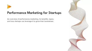 Performance Marketing for Startups
