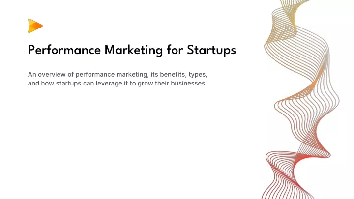 performance marketing for startups