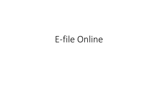 e file online