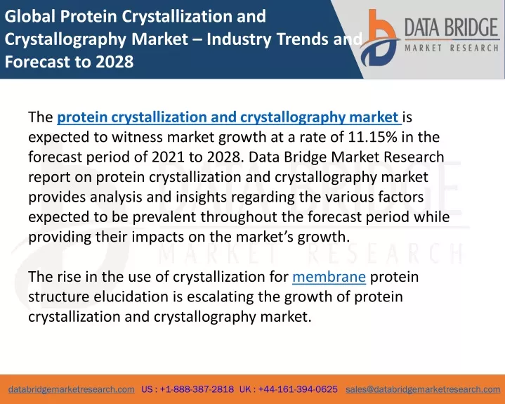 global protein crystallization