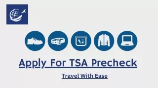 Apply For TSA Precheck