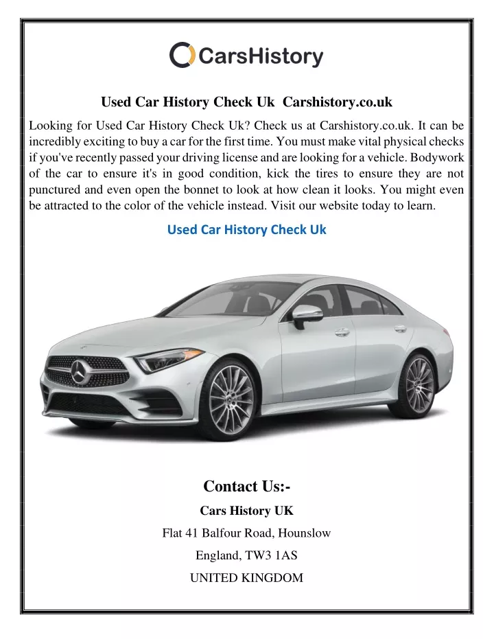 used car history check uk carshistory co uk