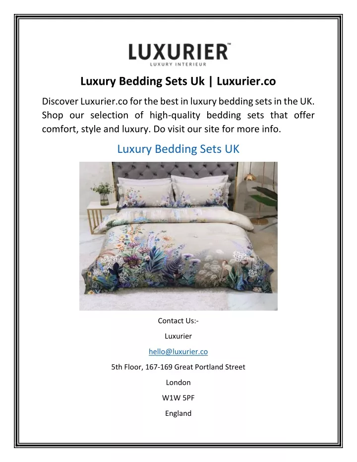 luxury bedding sets uk luxurier co