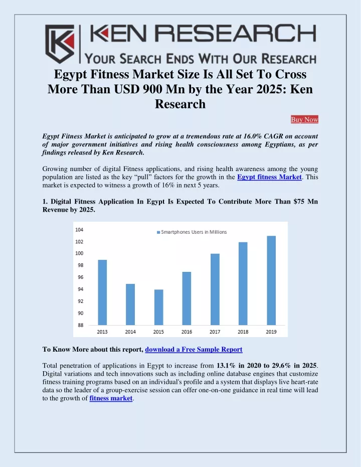 egypt fitness market size is all set to cross