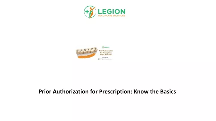 prior authorization for prescription know