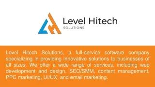 Website Marketing Company - Level Hitech