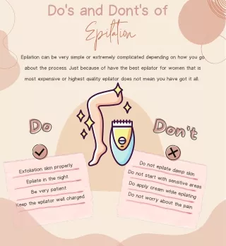 do s and dont s of epilation epilation