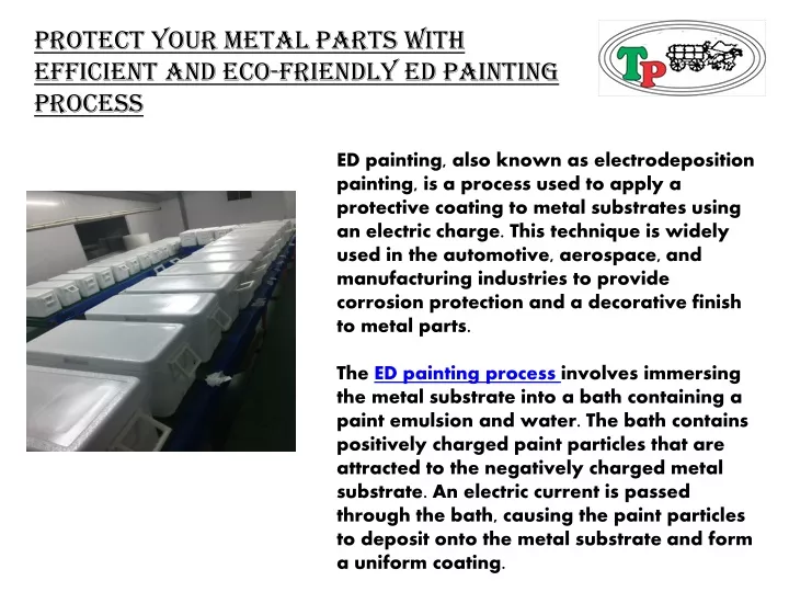 protect your metal parts with efficient