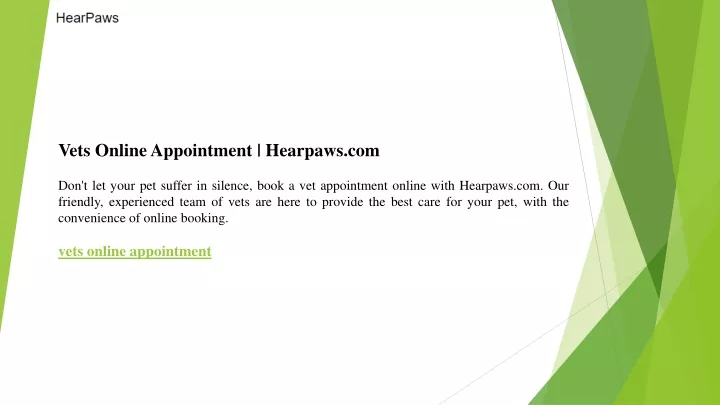 vets online appointment hearpaws