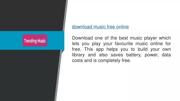 download music free online download
