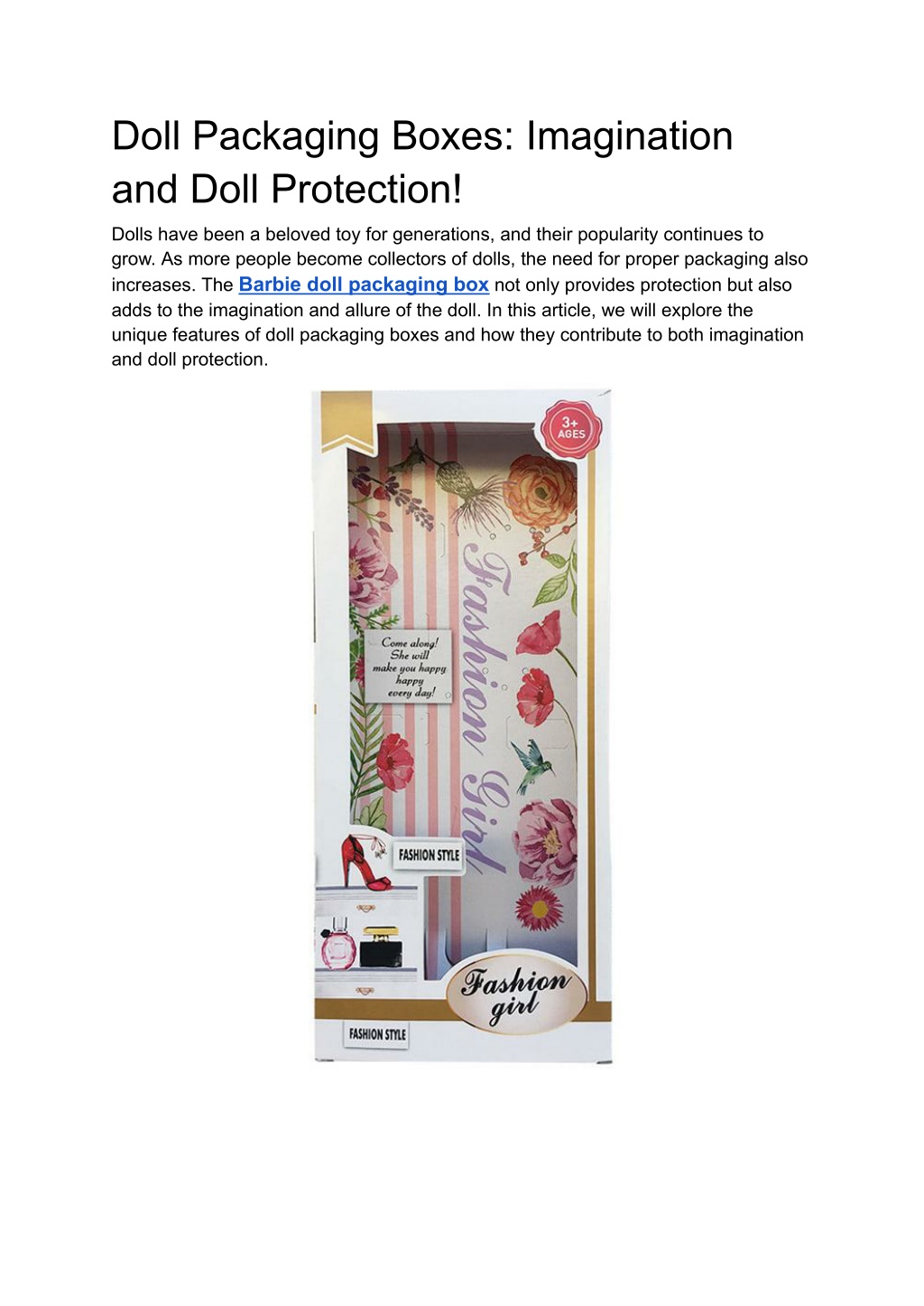 PPT - 1-Doll Packaging Boxes_ Imagination and Doll Protection ...