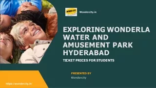 Wonderla Hyderabad Ticket Price For Students | Wondercity