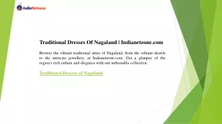 Traditional Dresses Of Nagaland  Indianetzone.com