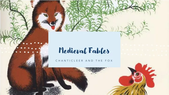 medieval fables