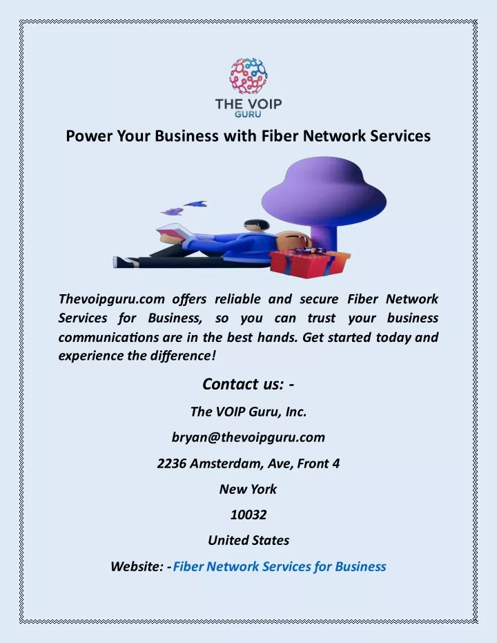 power your business with fiber network services