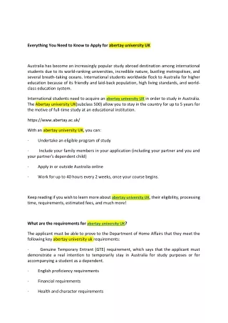 everything you need to know to apply for abertay