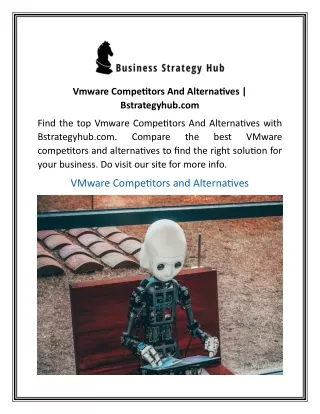 vmware competitors and alternatives bstrategyhub