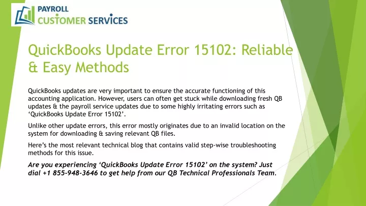 quickbooks update error 15102 reliable easy methods