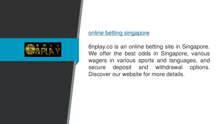 online betting singapore 8nplay co is an online