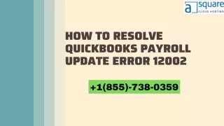 Overcoming QuickBooks Payroll Update Error 12002: Strategies for Success