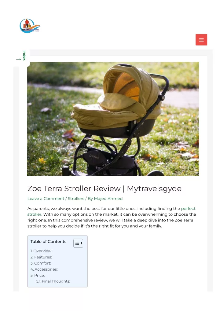 zoe terra stroller review mytravelsgyde