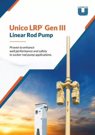 Linear Rod Pump (LRP) | Unicous