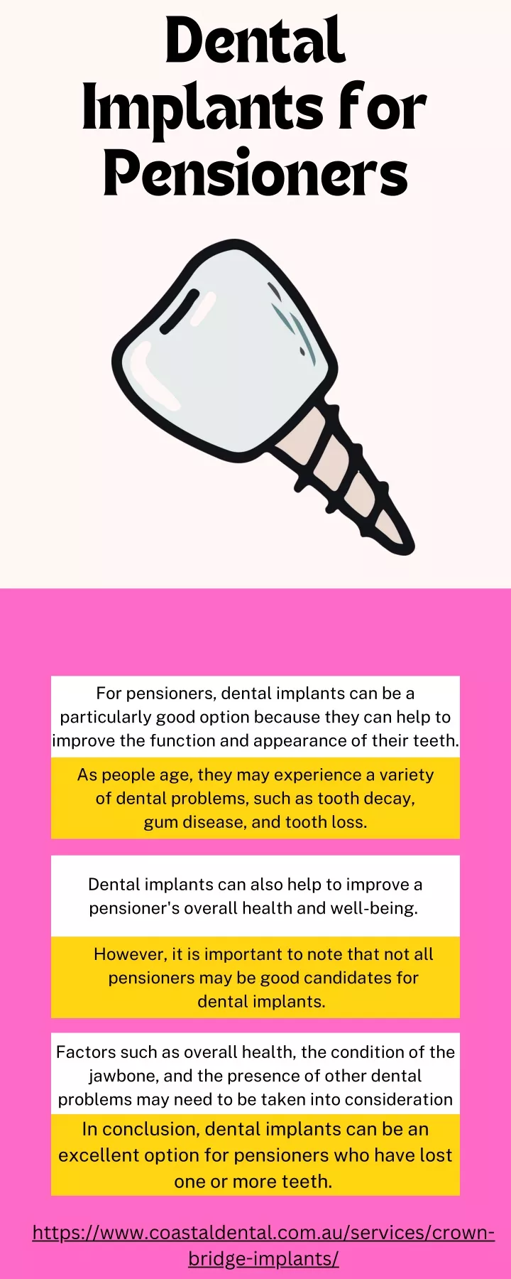 dental implants for pensioners